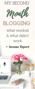 second month blogging, first month blogging, how to earn money blogging, make money blog, income report, beginner blog, grow your blog