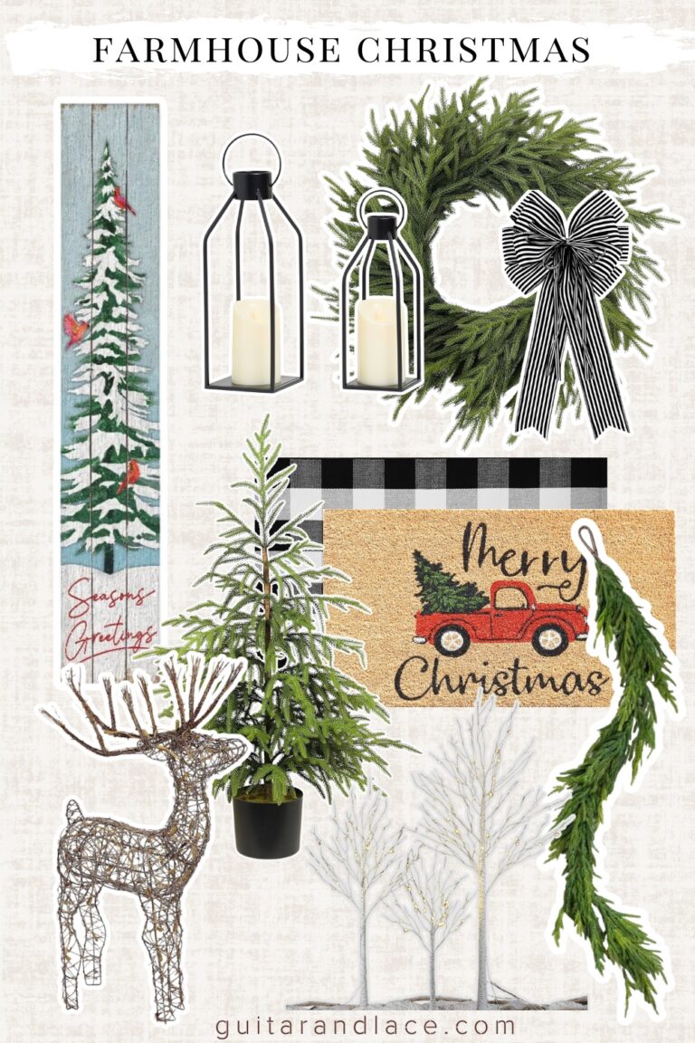 farmhouse christmas decor. farmhouse christmas front porch decor
