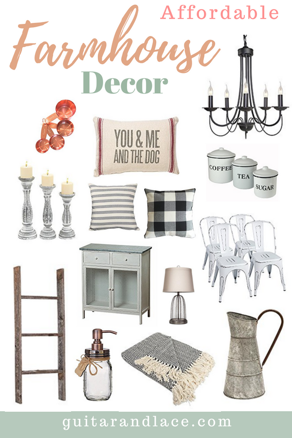 Farmhouse Decor Budget Friendly. Pillows, throw blankets, kitchen, light fixtures, chandeliers, candle holders, coffee tables, blanket ladder, Affordable farmhouse decor. Fixer upper style home. Fall farmhouse decor. #farmhouse #fixerupper #affordable