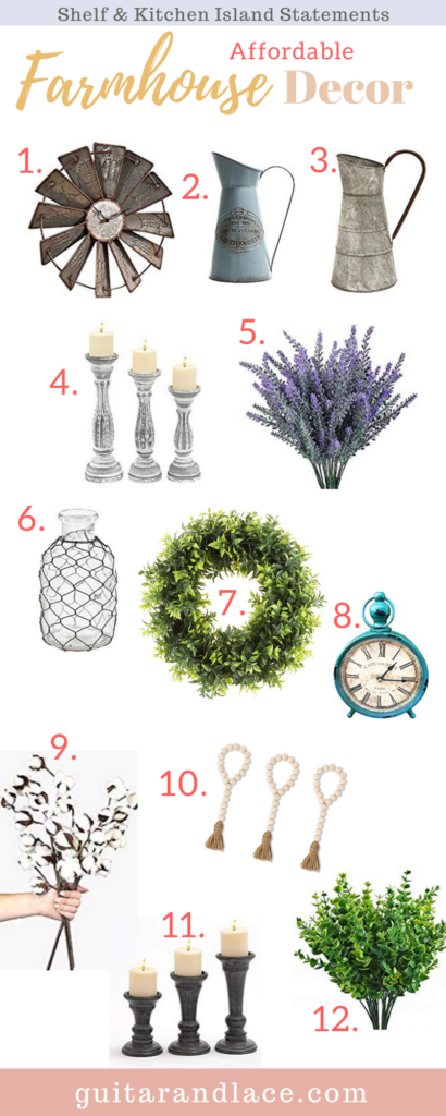 farmhouse decor, affordable farmhouse, budget, home decor, farmhouse signs, throw pillows, light fixtures, bathroom, kitchen, throw blankets, area rugs, fixer upper, #farmhousedecor #farmhouse #falldecor