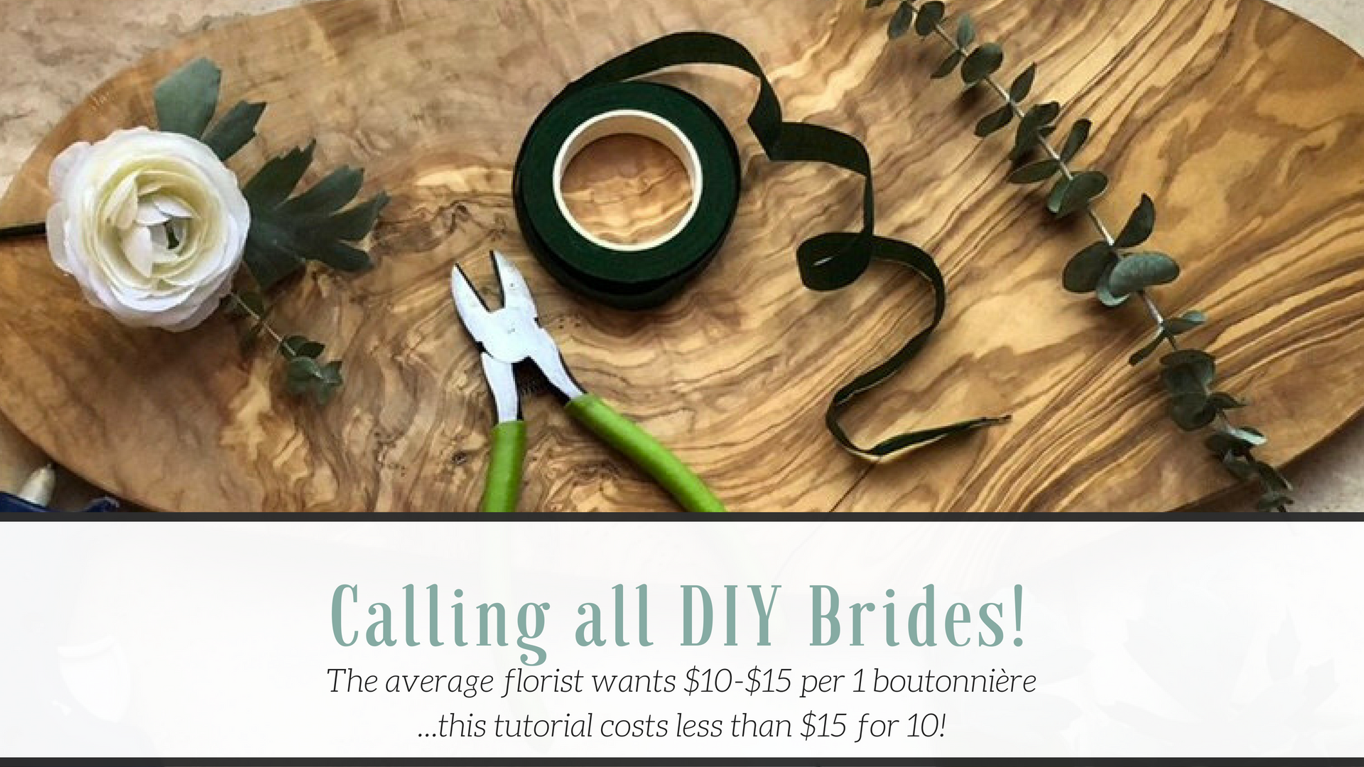 DIY Wedding Boutonnières