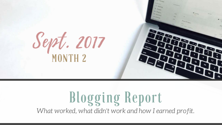 Make money blogging, grow your blog, income report, new blog, beginning blog