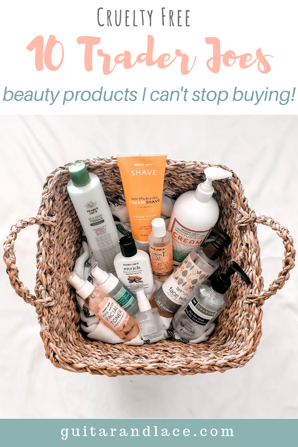 trader joes skin care, tea tree tingle, mango honey shaving cream, midsummers night cream, enrich spf 15, vitamin e oil, tea tree facial wash, Hyaluronic Acid, rose oil, face cleanser, cruelty free beauty, cruelty free skin care