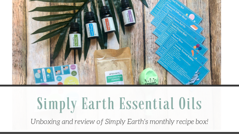 Simply Earth Essential Oils JULY Recipe Box – Unboxing & Review