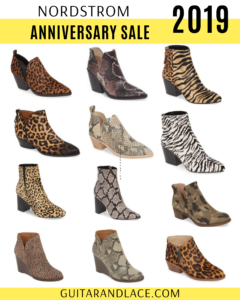 NSALE 2019, NORDSTROM ANNIVERSARY SALE 2019, leopard print booties, zebra print, tiger print booties, snake print booties, sam edelman, vince camuto, nsale boots, nsale booties, nordstrom anniversary sale product leaks