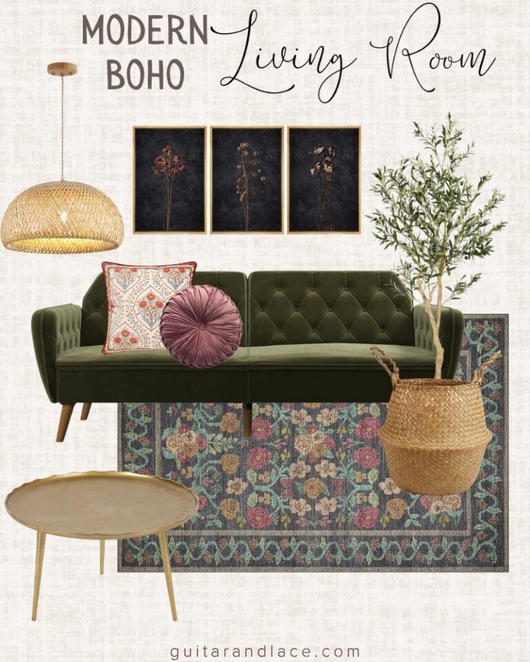 modern boho decor. modern boho living room decor. apartment living room ideas. moody living room decor.