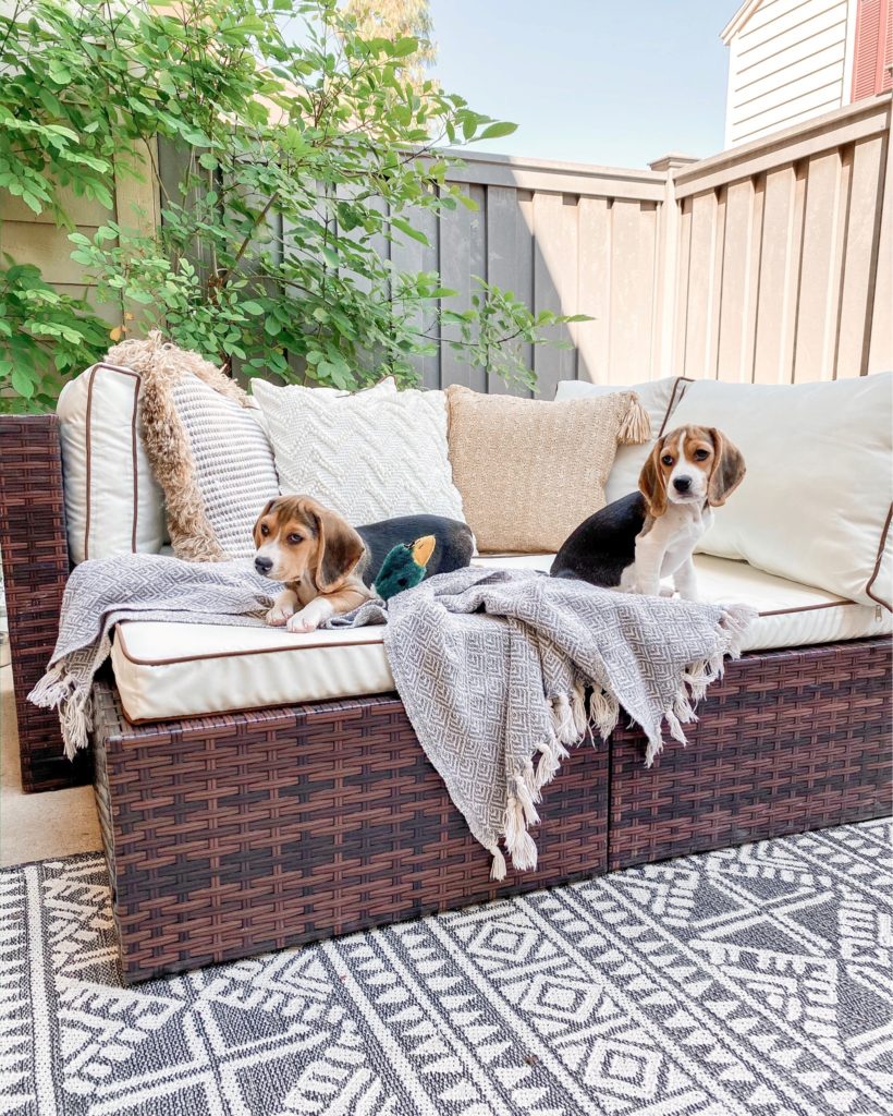 patio sectional, outdoor furniture, modular sectional, outdoor decor