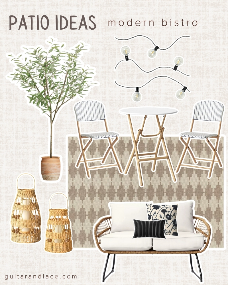 small space patio ideas. small patio ideas. patio decor ideas. target patio. modern bistro patio decor. bistro table. apartment balcony decor.