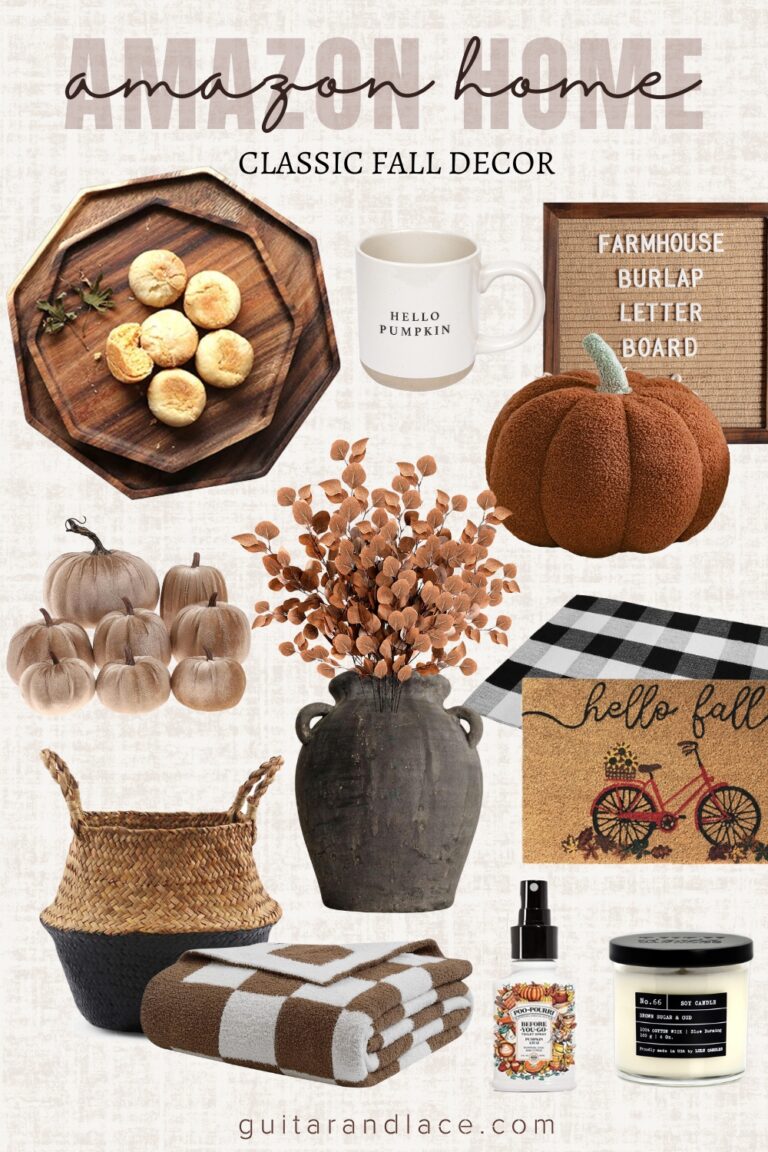 affordable fall decor. classic fall decor from amazon. cute fall decor from amazon. stylish fall decor.