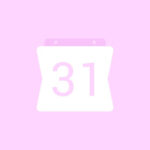 Google Calendar orchid pink free app icons