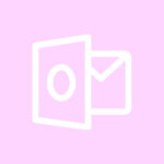 Microsoft Outlook orchid pink free app icons