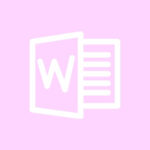 Microsoft Word orchid pink free app icons