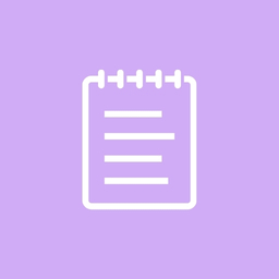 Notes purple free app icons | guitar & lace
