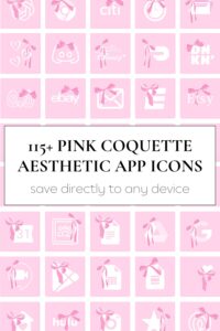 free coquette aesthetic pink bow app icons. pink bow aesthetic app icons. soft girl phone aesthetic. soft girl wallpaper. coquette wallpaper