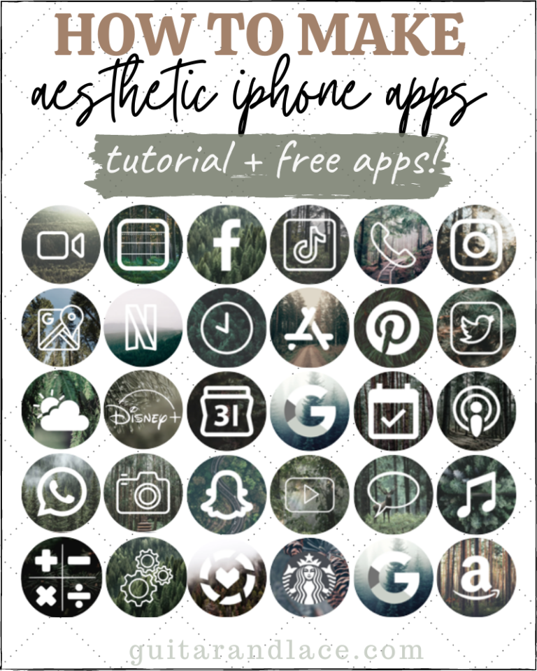 How to Make Aesthetic iPhone App Icons