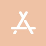 peach app icons, free phone app icons