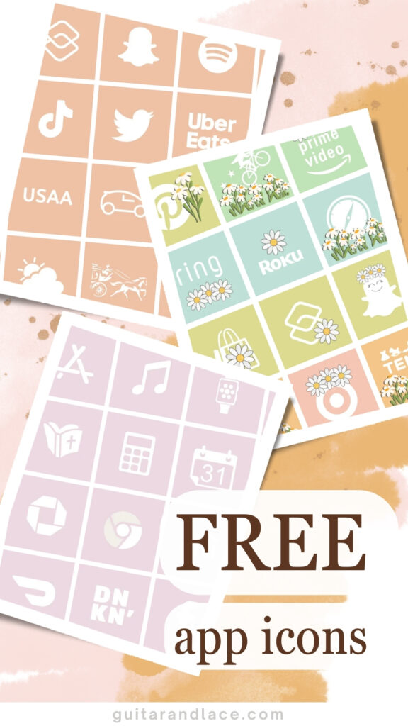 Free app icon packs. free aesthetic app icons. free summer app icons. free spring app icons. free fall app icons. free cute app icons. cute app icon aesthetic. colorful app icons. free app icon set.