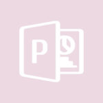 Microsoft Powerpoint lilac app icons