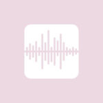 Voice Memo lilac app icons