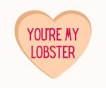you're my lobster valentines day widget