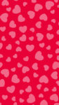 red hearts valentine's day phone wallpaper