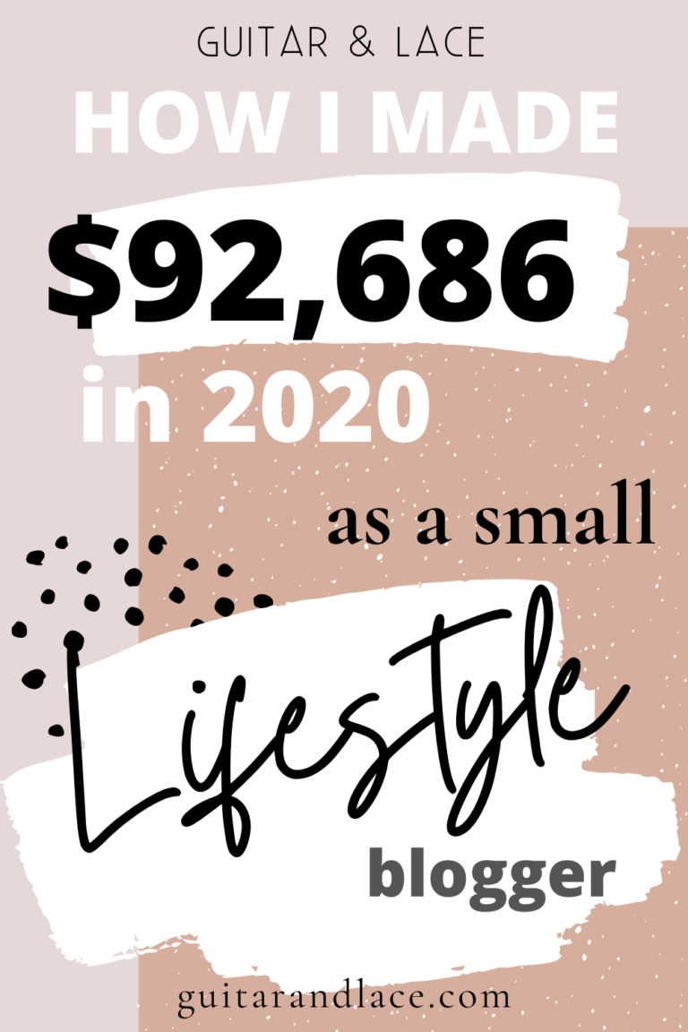 make money blogging, blogging full time, how to make money with a small blog, how influencers make money