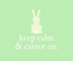 keep calm & carrot on. keep calm and carrot on. easter phone widgets.