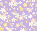 easter phone widgets. purple flowers