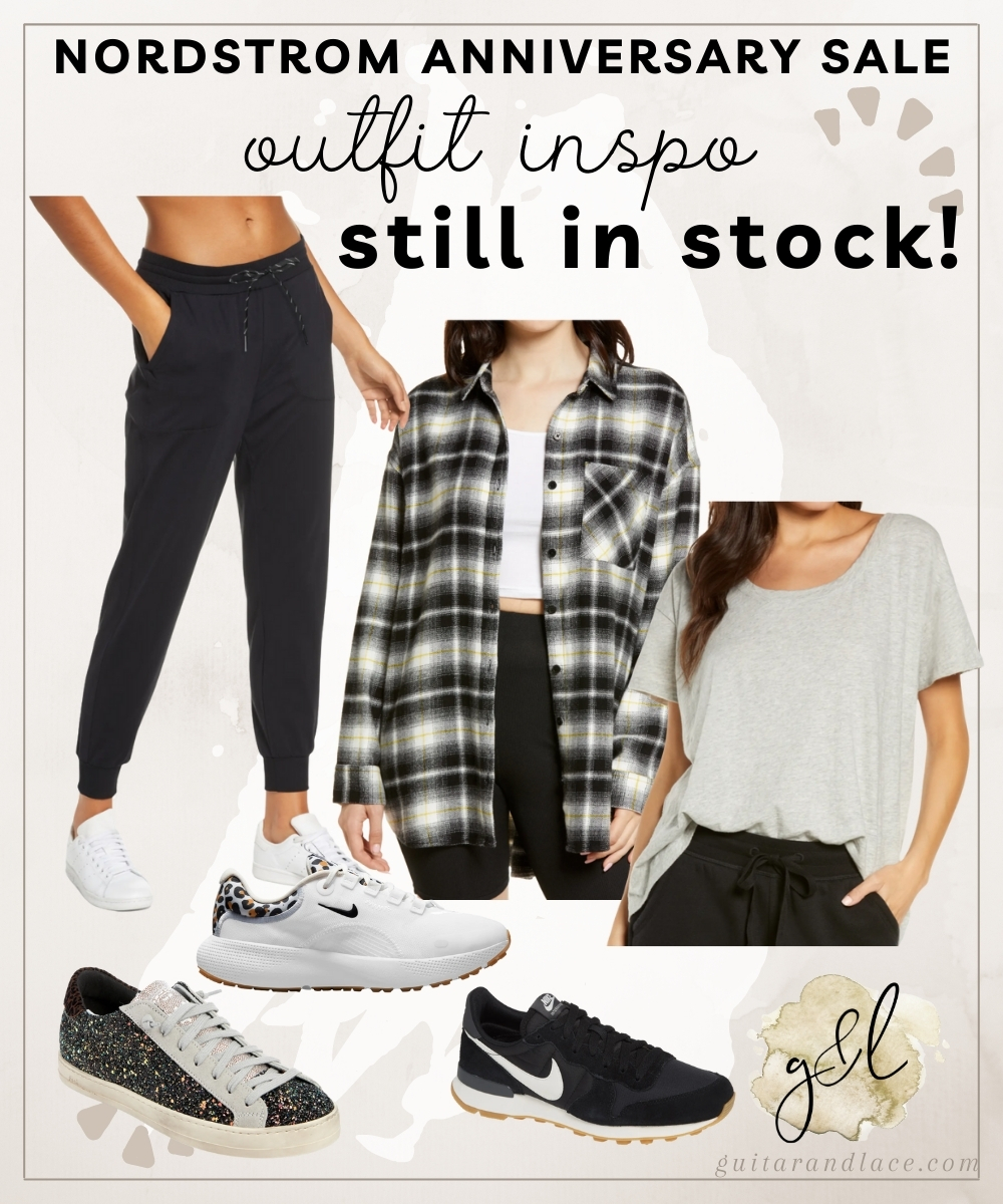 Fall Outfit ideas, plaid flannel button up, tshirt, casual fall outfit