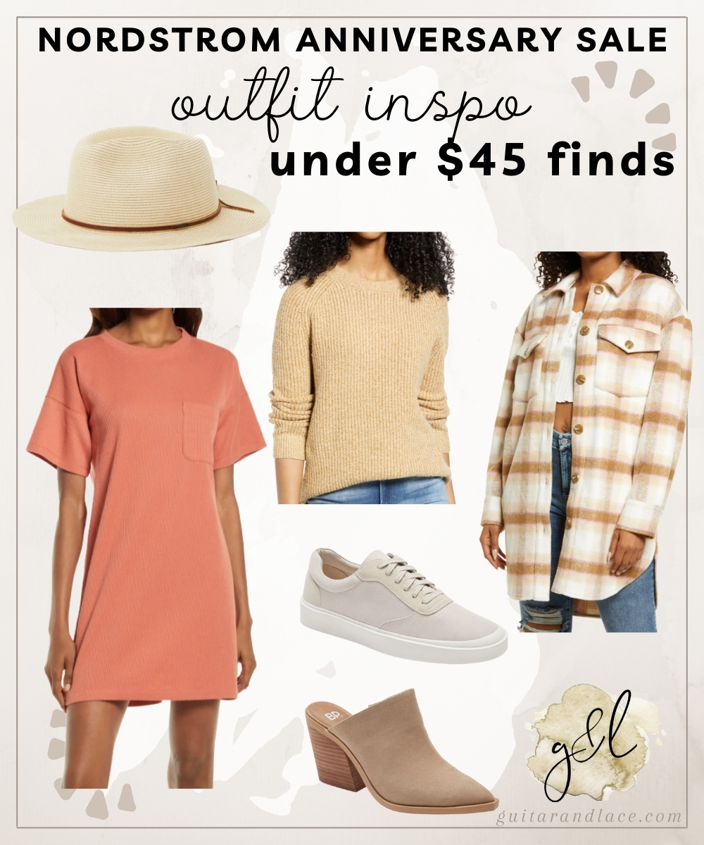 casual fall outfit, fall outfit ideas, shacket, plaid shirt jacket over t-shirt dress, fall transition outfit