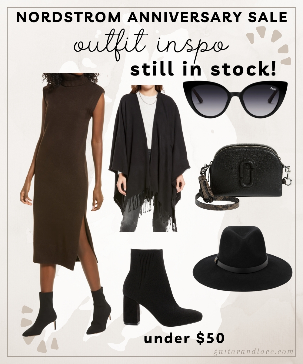 fall outfit ideas for work, fall office look, sweater dress, sleeveless sweater dress