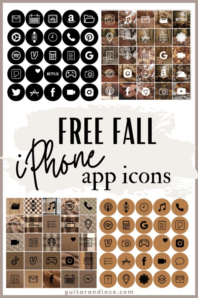 fall app icons