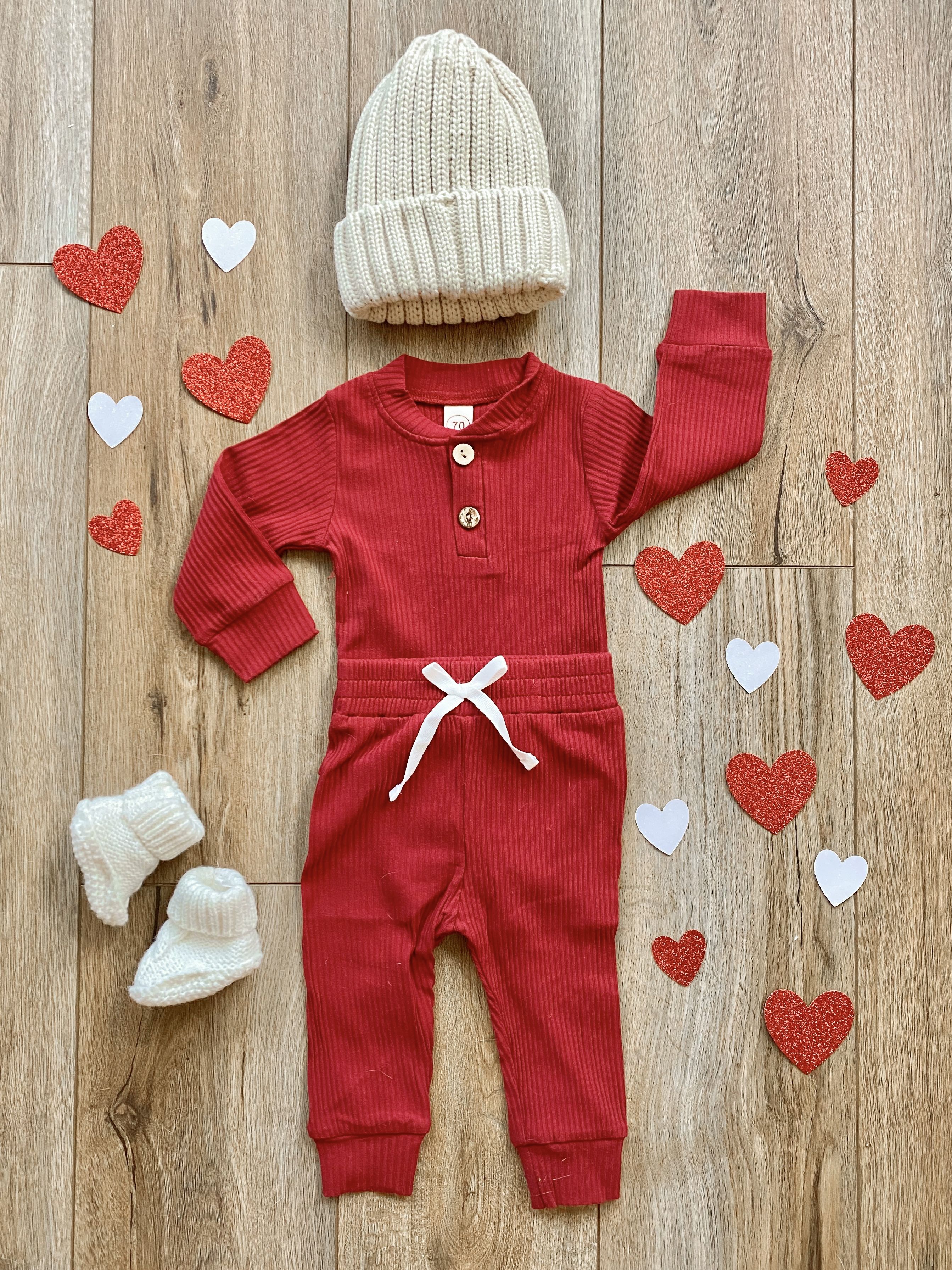 valentine's day baby outfit