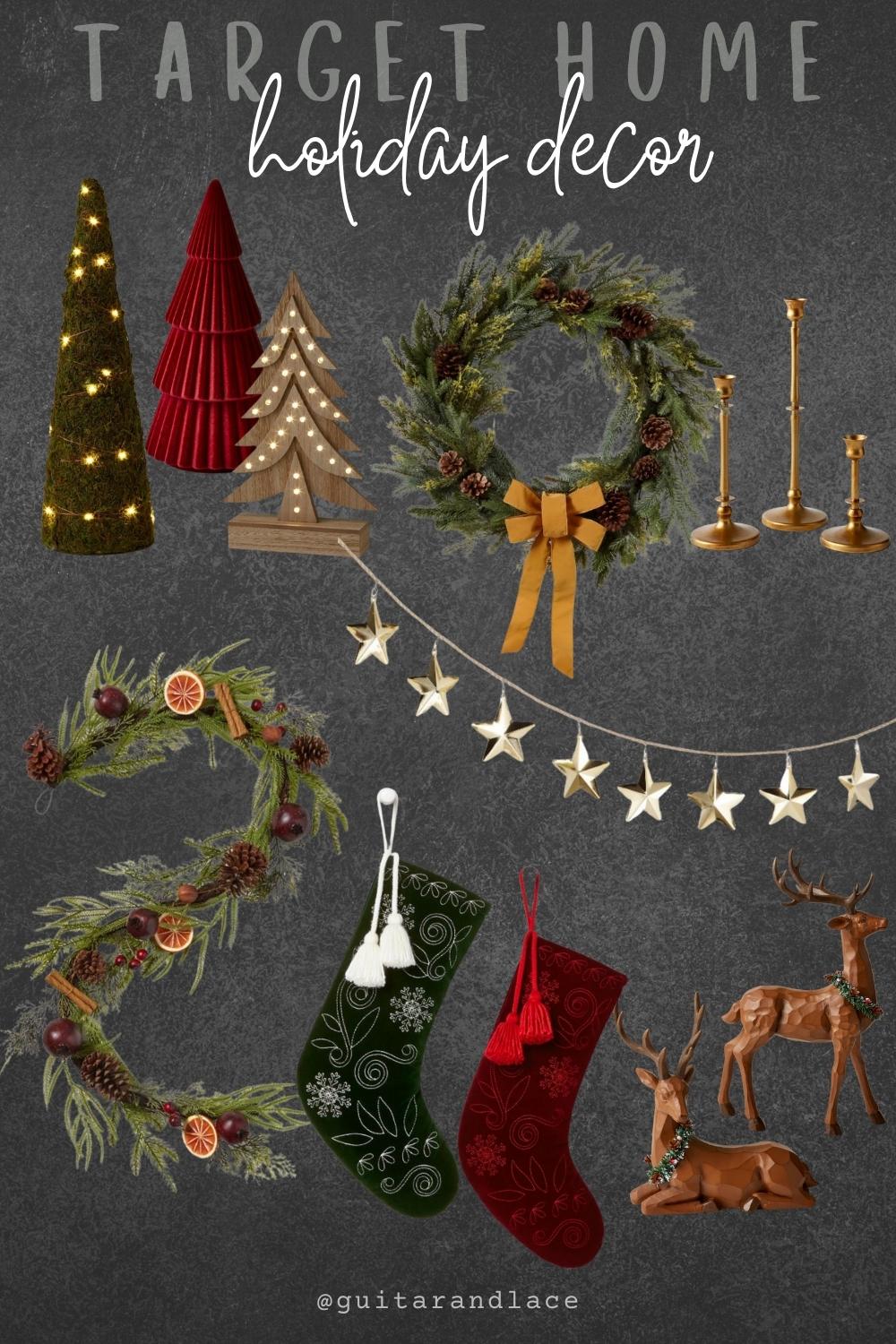 christmas decor, target christmas, christmas ideas, christmas garland, dried orange garland