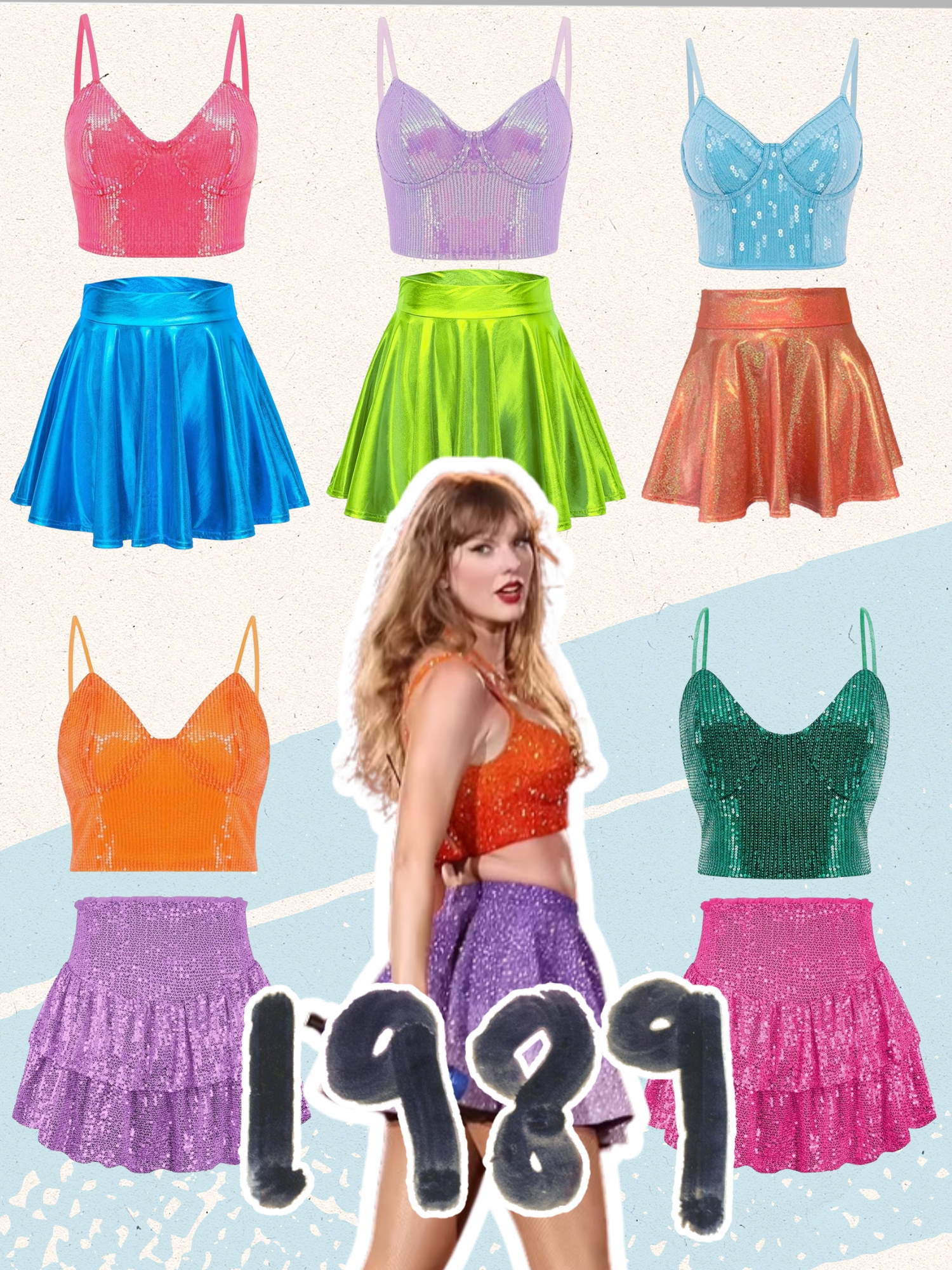 new 1989 eras tour outfits. 1989 paris eras tour outfits. taylor swift 1989 eras tour outfit ideas. 1989 eras tour outfit skater skirt. 1989 watermelon outfit. 1989 little mermaid outfit.
