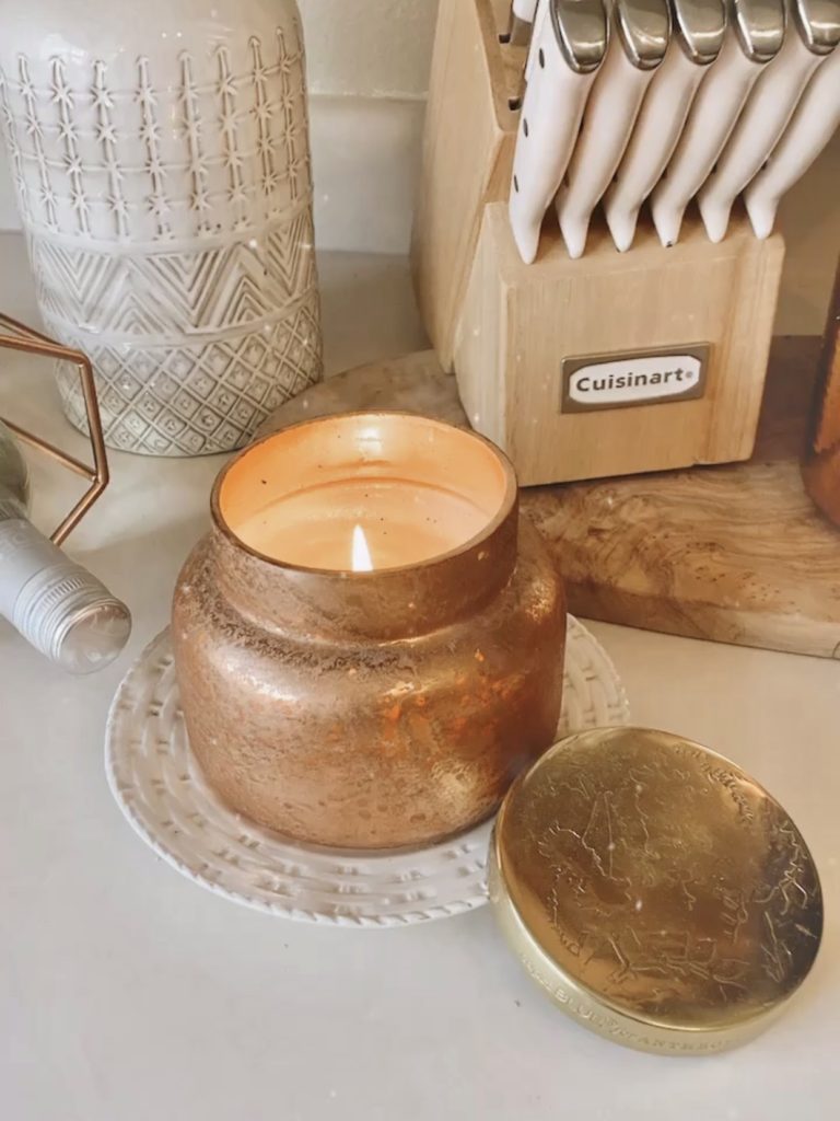 tiktok viral capri blue pumpkin clove candle. fall candles. best smelling pumpkin candle