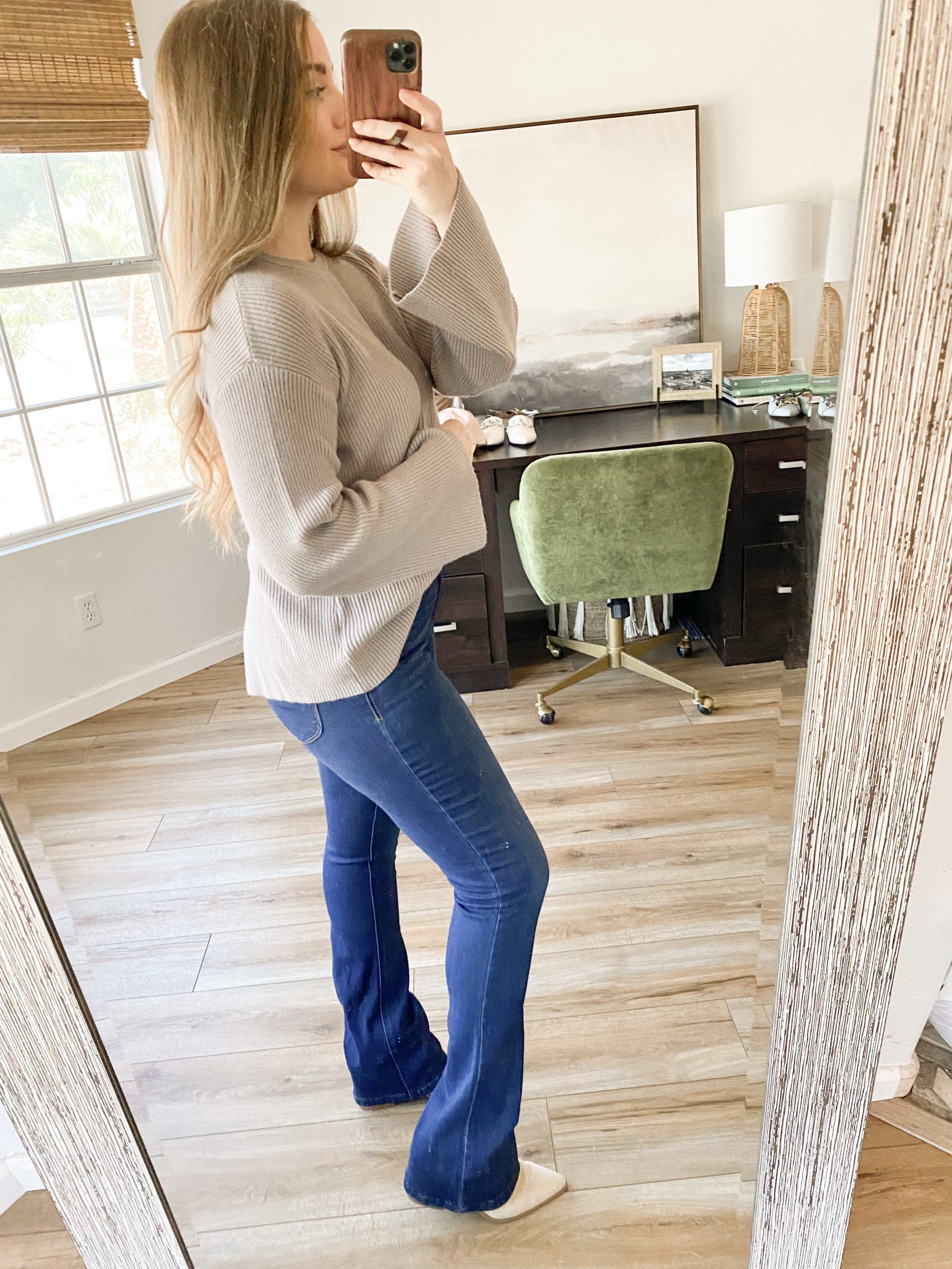 nordstrom anniversary sale try on, bootcut jeans