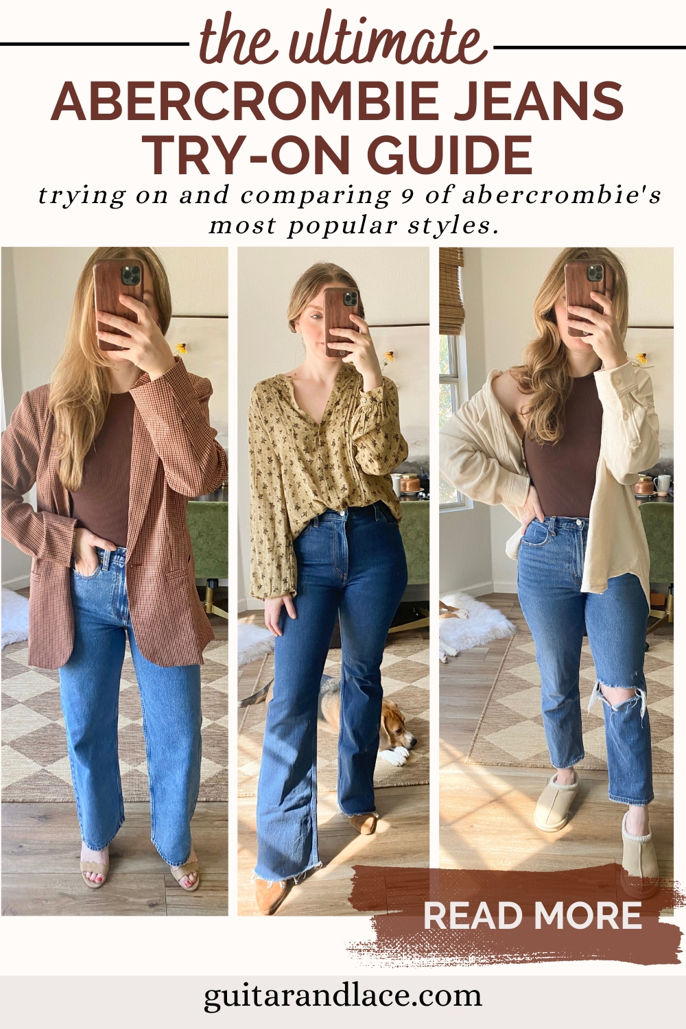 The Ultimate Abercrombie Jeans Guide – trying on the most popular styles!