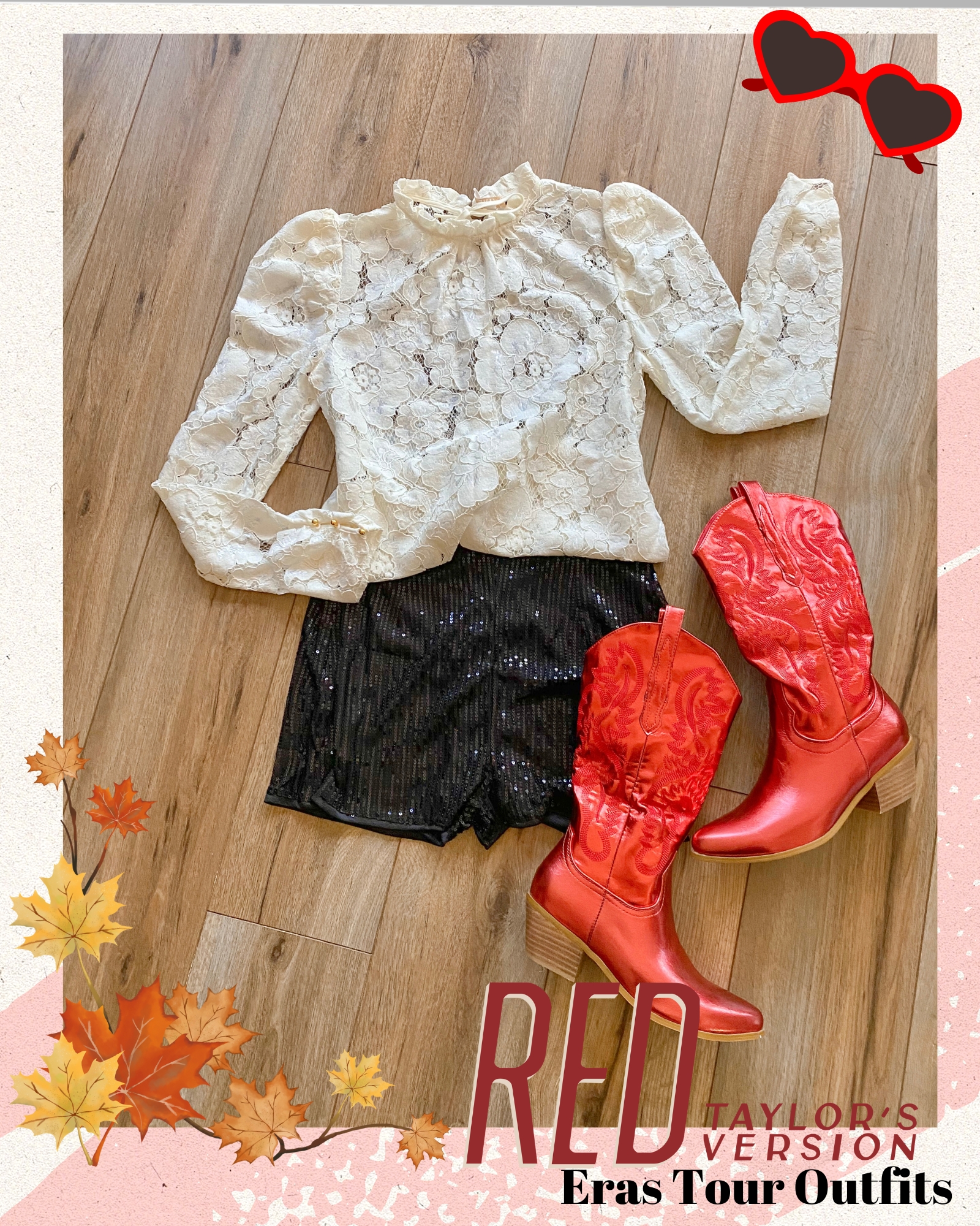 eras tour outfits, eras tour outfit ideas, RED eras tour outfit, real eras tour outfits