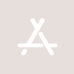 App store free taupe beige app icons