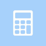 Calculator free blue app icons