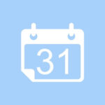 Calendar free blue app icons