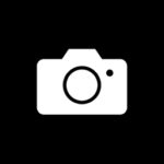Camera free black app icons