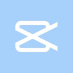 Capcut free blue app icons