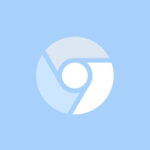 Chrome free blue app icons