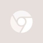 Chrome free taupe beige app icons
