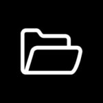 Files free black app icons