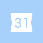 Google Calendar free blue app icons