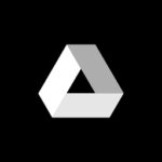 Google Drive free black app icons