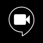 Google Meets free black app icons